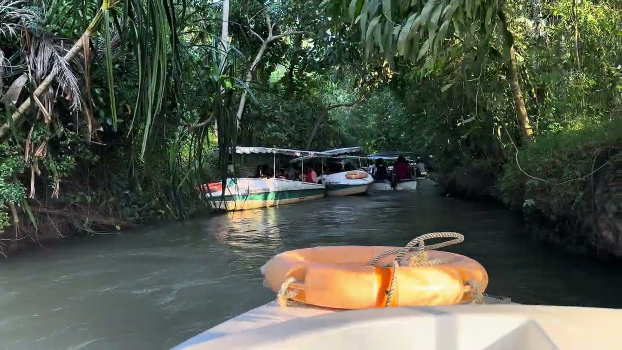 కేరళ back waters లో మా boat journey🥰 Beach& backwaters కి One Km distance కూడా ఉండదు… #tinyblooming 