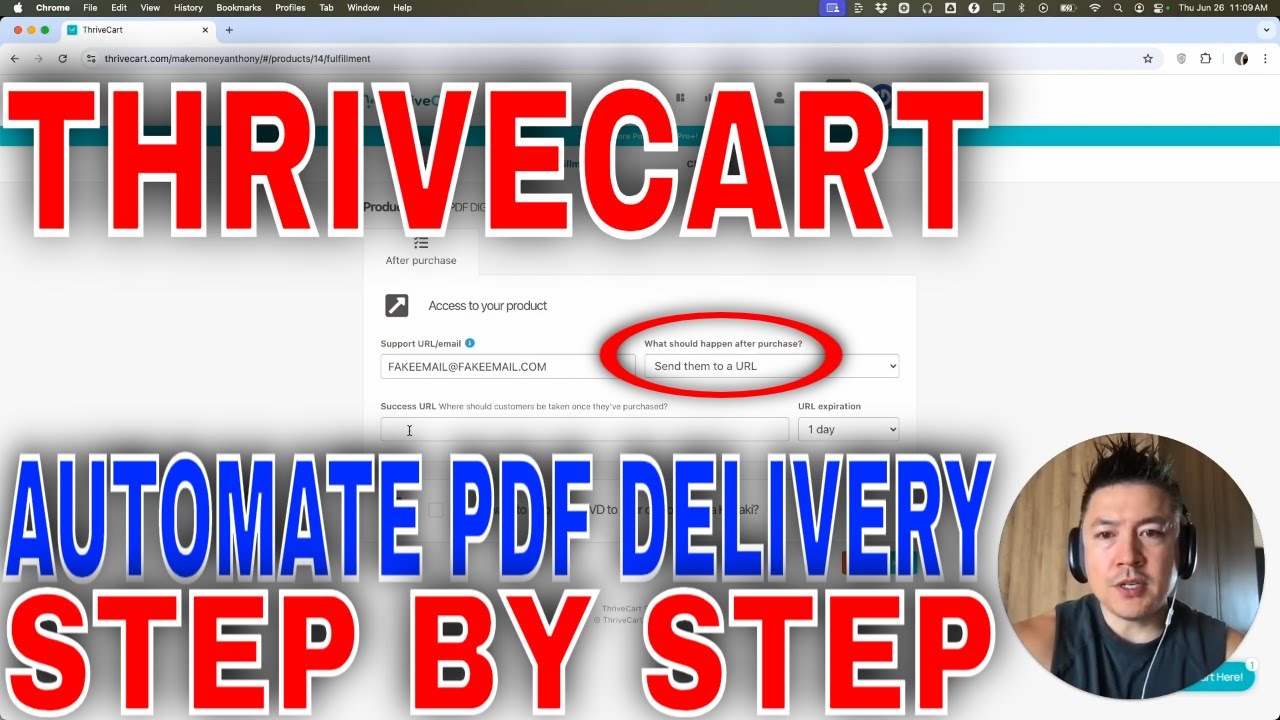 ✅  How To Automate Deliver PDF Digital Download With ThriveCart🔴