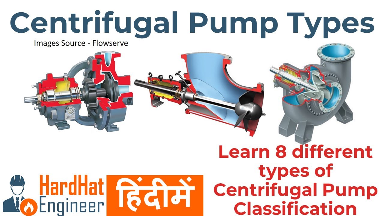 Types of Centrifugal Pumps in Hindi -हिंदी मे ( 8 Types of Pump explained)