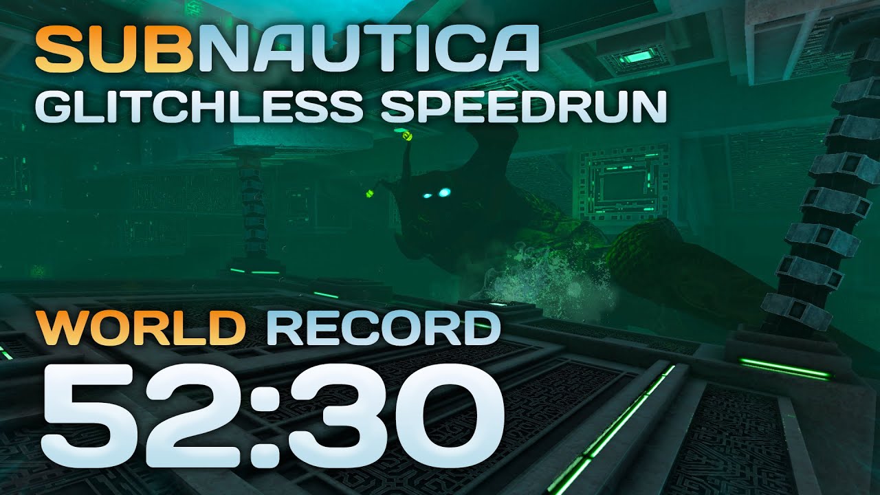 [World Record] Subnautica Glitchless Speedrun - 52m30s