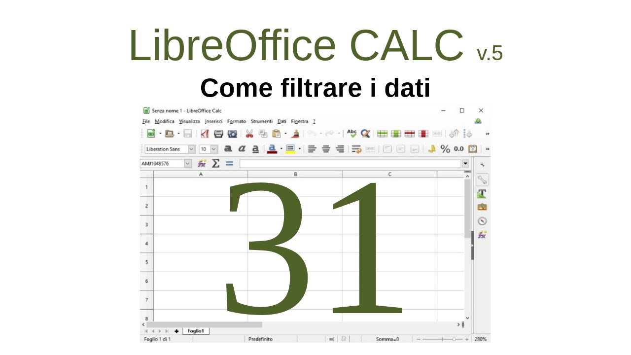 CALC 31 - Come filtrare i dati