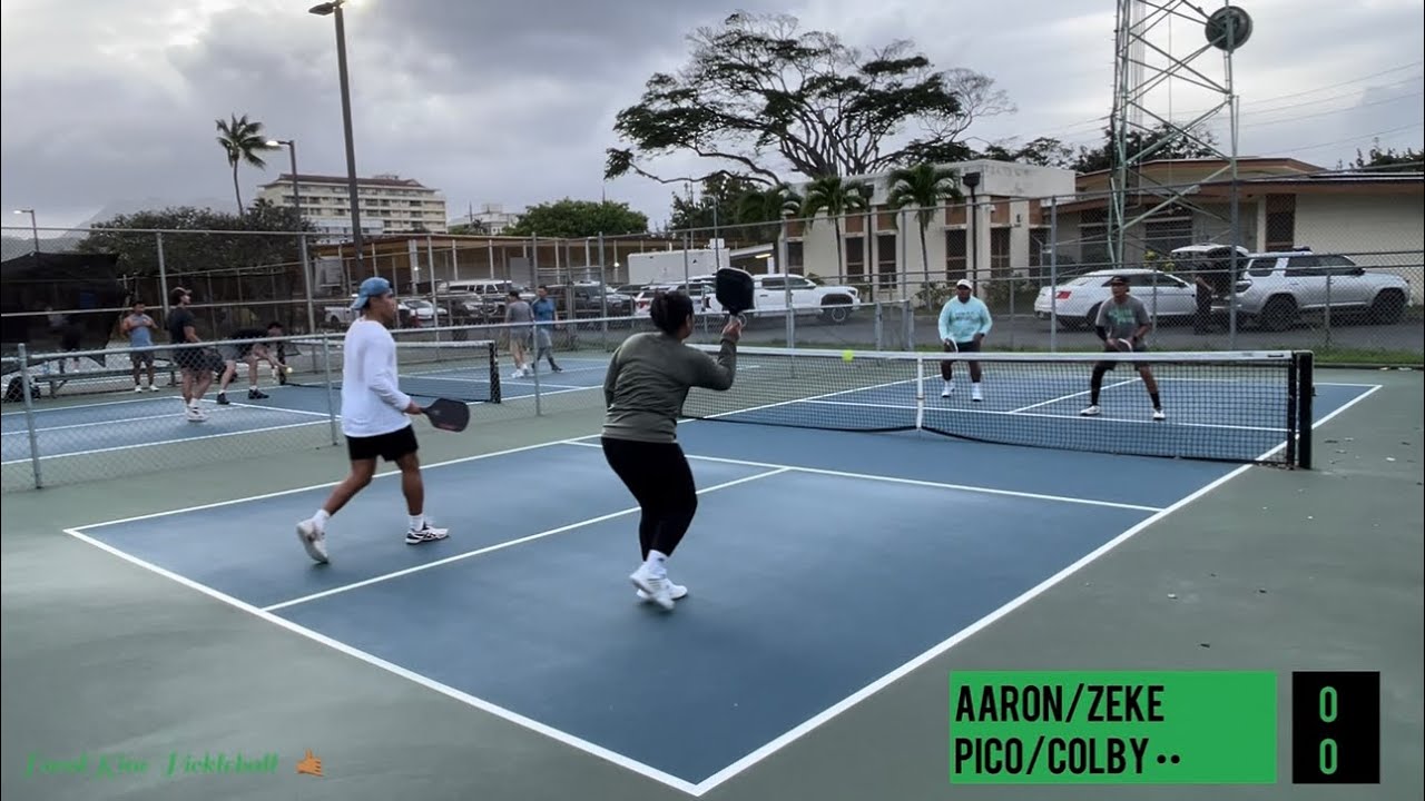 Thoughts on the LT48 Ball | Doubles Pickleball, Pico/Colby vs Aaron/Zeke | O’ahu, HI