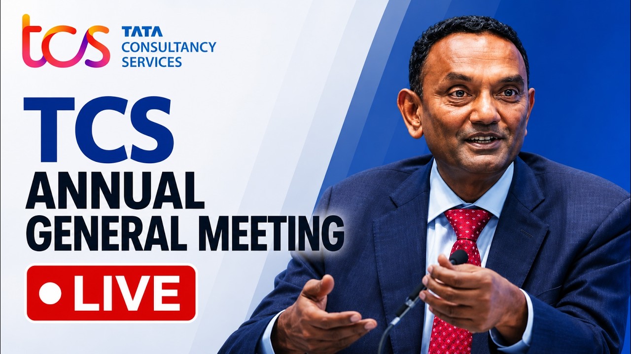 TCS Annual General Meeting LIVE | Management On AI, Growth & Market Recovery