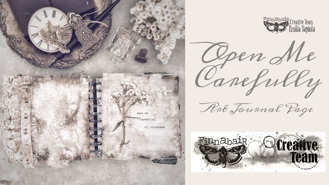 Open Me Carefully - Art Journaling with Emilia Tapiola