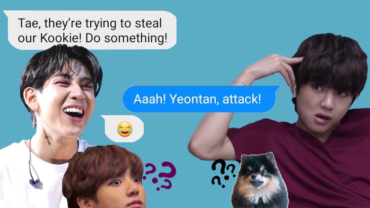 BTS Texts - The rescue mission (GOT7 stole JK?!) ft. Yeontan