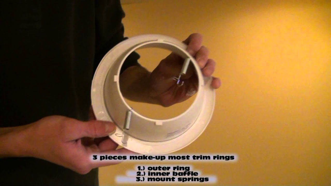 Basement Electric Trim Ring Installation