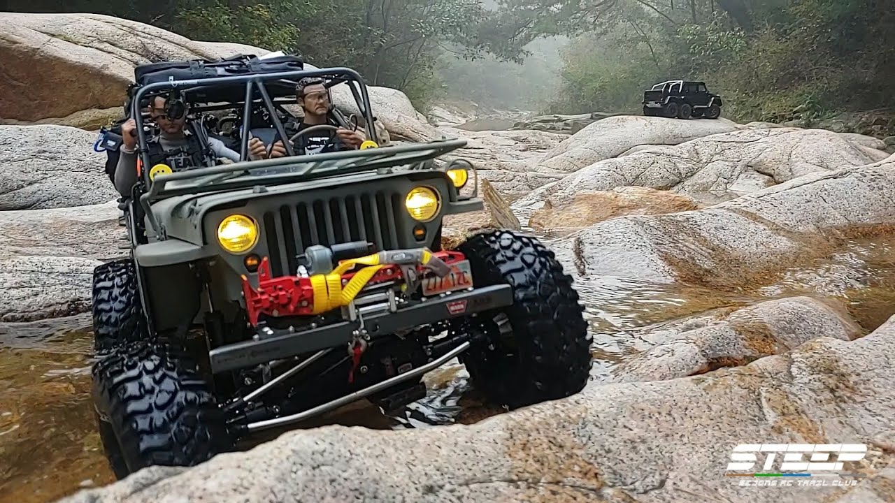 RC  STEEP / 1/6 Willys Jeep Test Trail / Valley