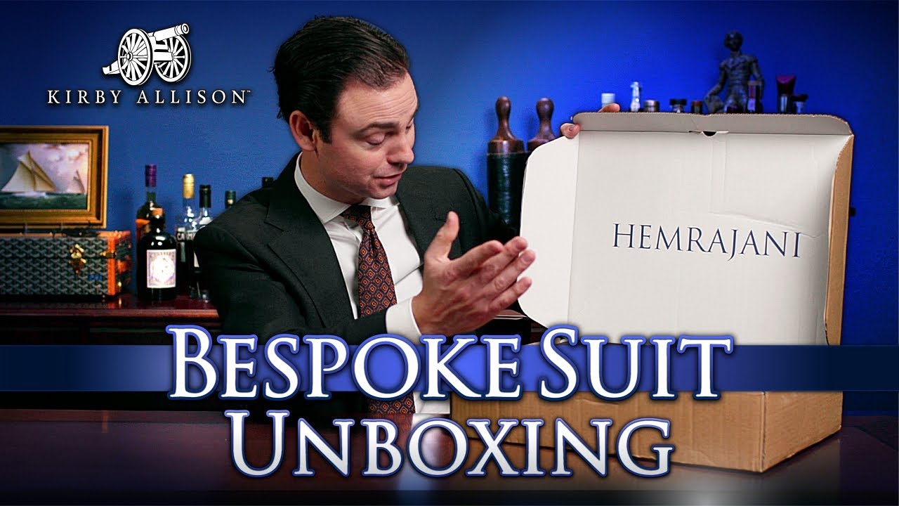 Look like a Gangster? Unboxing my new bespoke double breasted flannel suit!  | Divij Bespoke