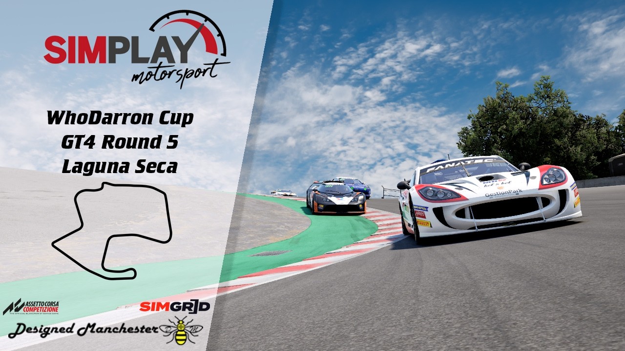 Assetto Corsa Competizione | Whodarron Cup | Round 5 | Laguna Seca | Season 10 | PS5/XBOX X/S