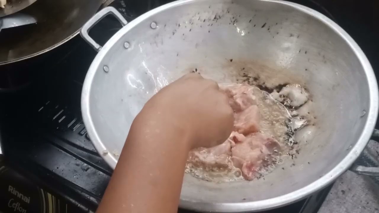 Masak santan lagi#santan ayam campur tahu