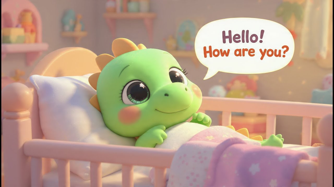 Hello Little Animals 🦖🐞 | Cute Baby Song to Learn Animals | Soft & Sweet for Toddlers
