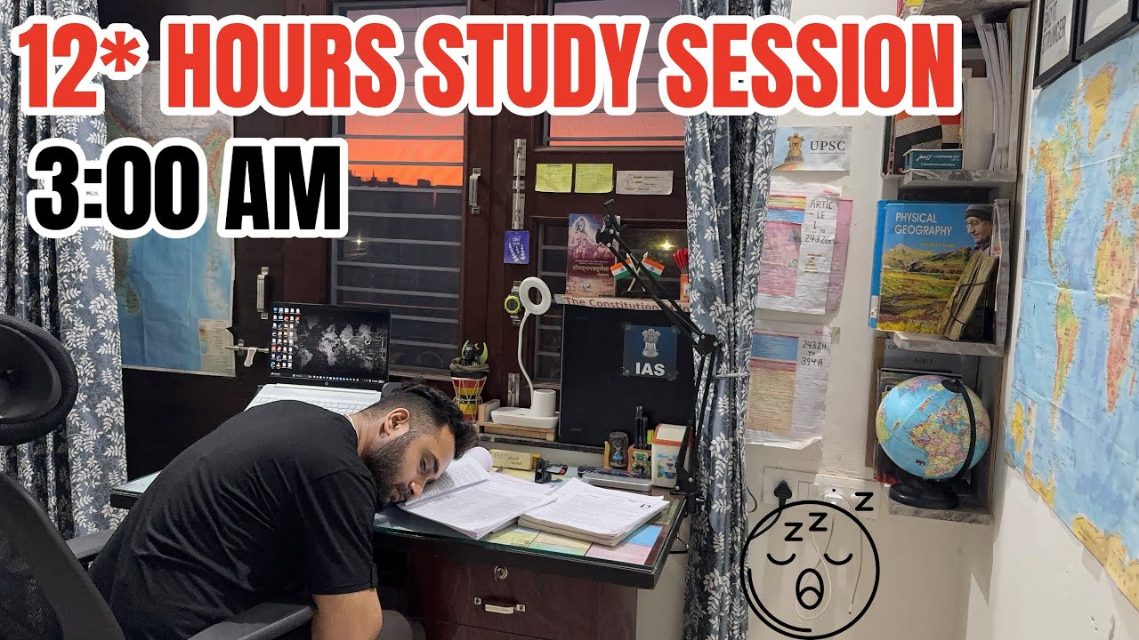 I Woke Up At 3:00 AM 😱 To Study For UPSC | A Day in the Life of UPSC Aspirant 