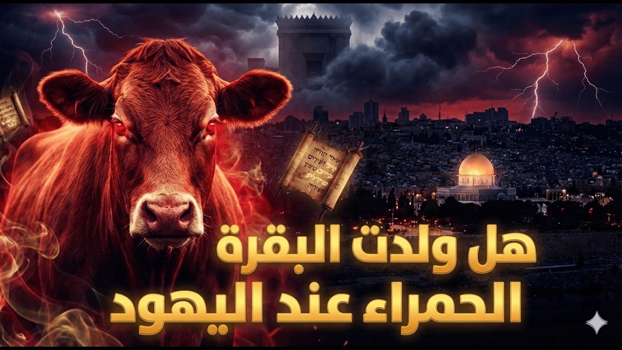 البقرة الحمراء… نبوءة النهاية التي أخفاها اليهود لقرون!