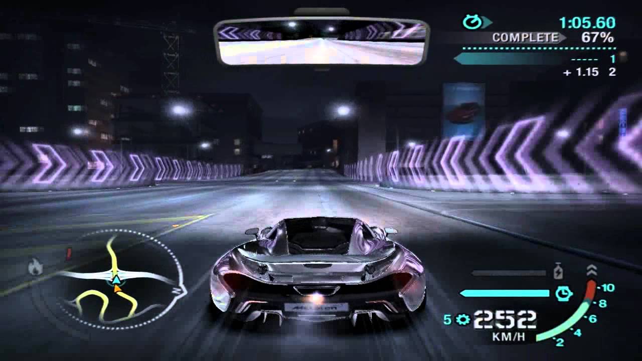 Nfs Carbon - Mclaren P1 vs Chevrolet Corvette ZO6 [HD]