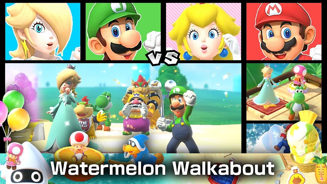 Super Mario Party Rosalina and Luigi vs Peach and Mario #45