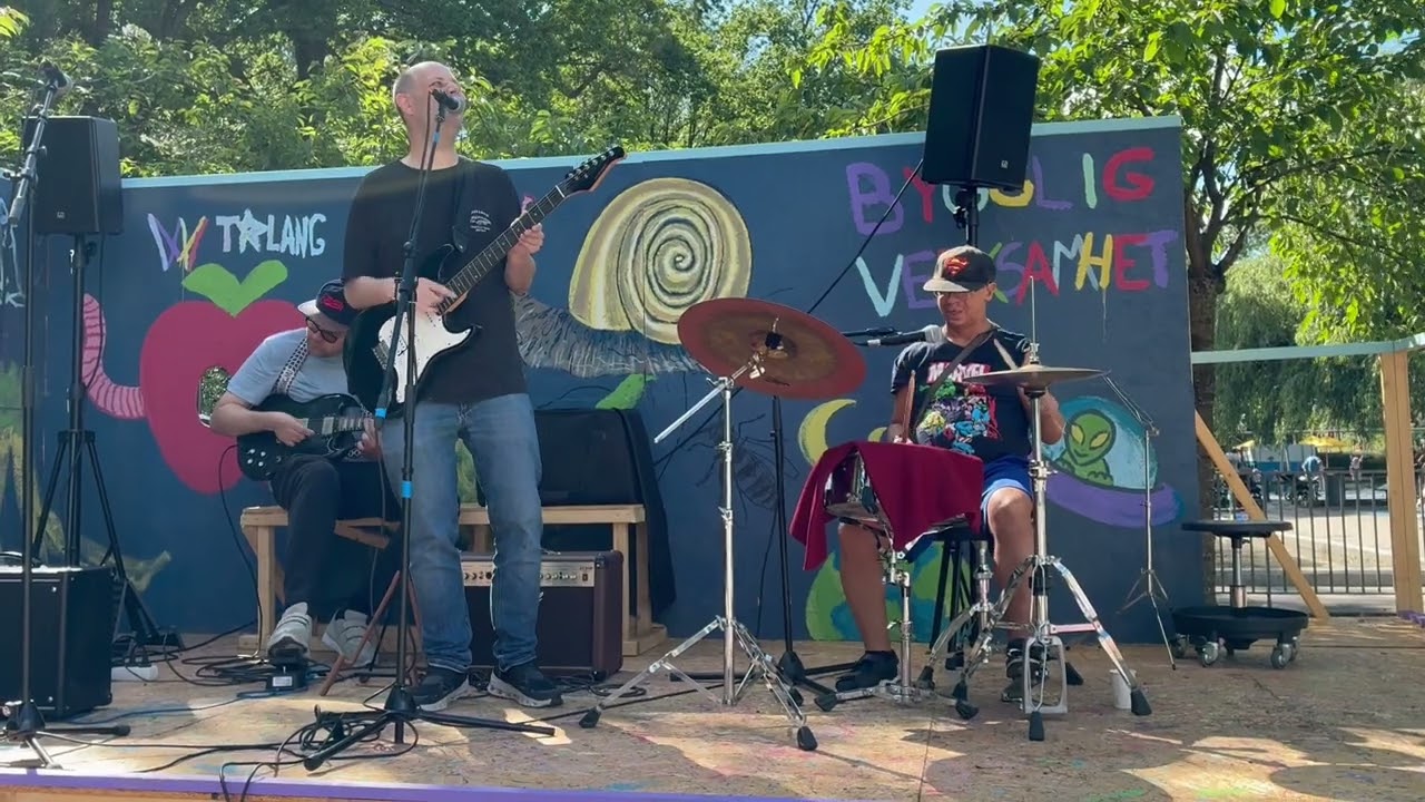 Big Blue Rockstarz live på Bygglig Scen Gröndal