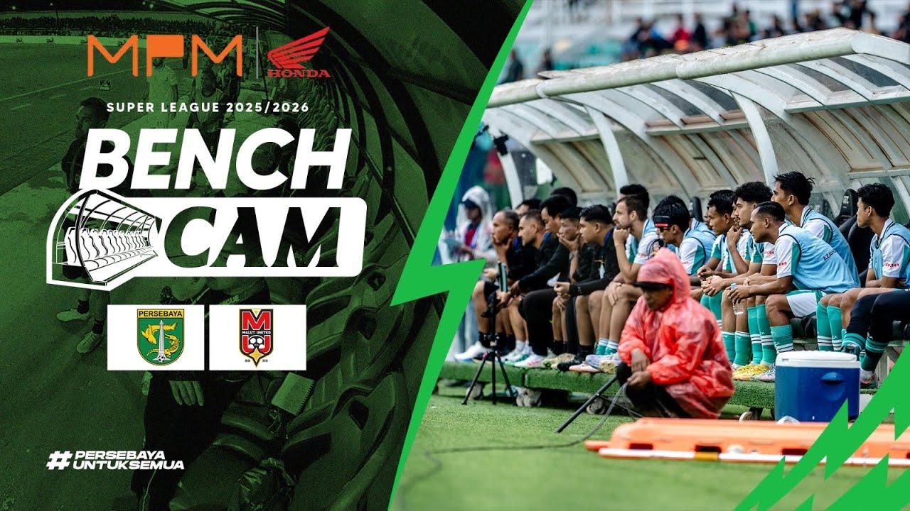 DEBUT MANIS BERNARDO TAVARES | BENCH CAM | PERSEBAYA VS MALUT UNITED