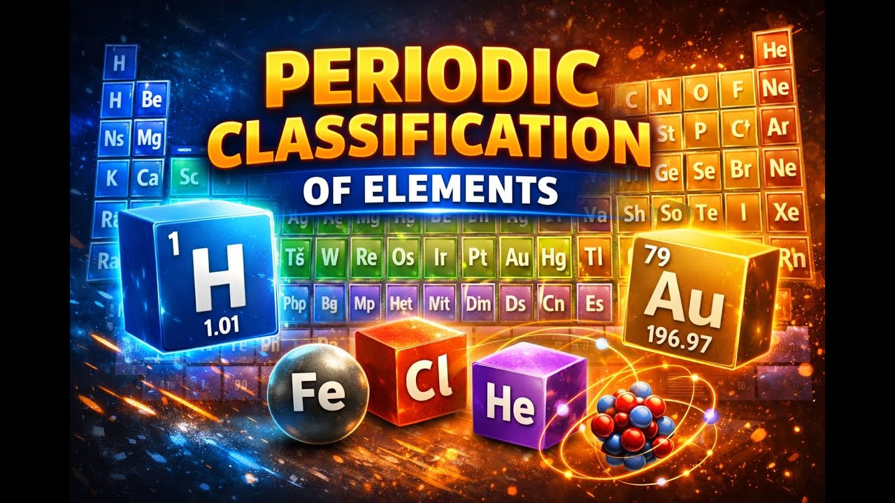 PART 3/ PERIODIC CLASSIFICATION OF ELEMENTSI 10th standard I