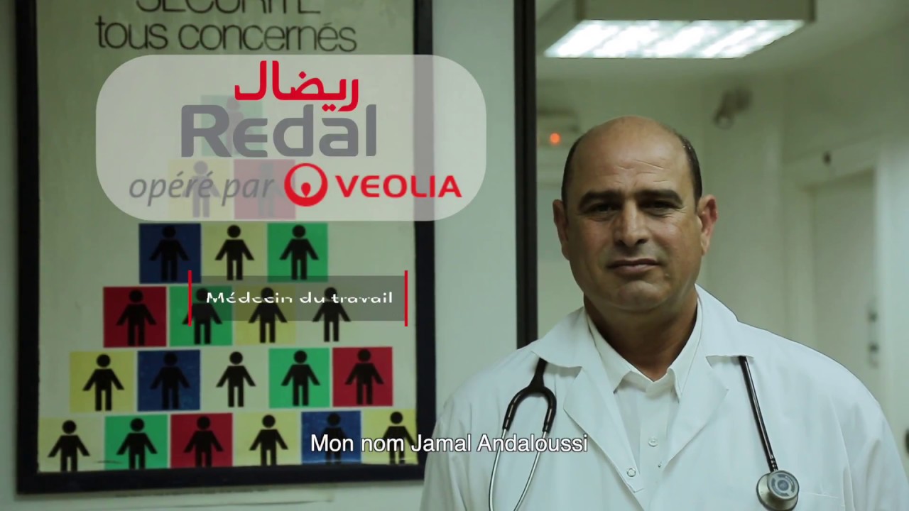 Jamal Andaloussi, Médecin de travail à Redal