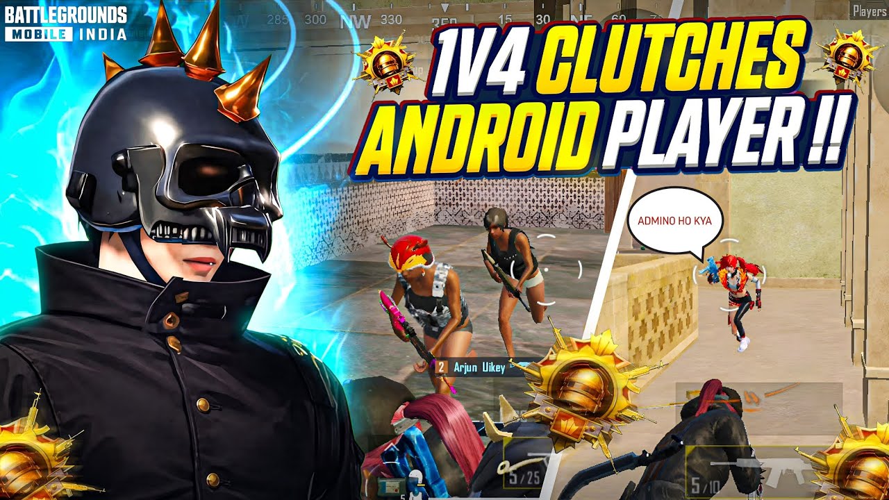 1v4 Clutches On Android 60 Fps 🥹 | BGMI 60 Fps Fastest Gameplay in 60 Fps |  BGMI PUBG MOBILE  