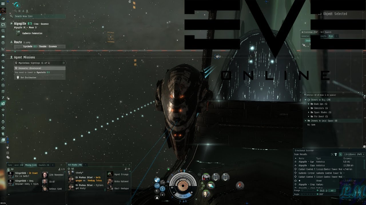 EVE Online Vexor Mission Runnin