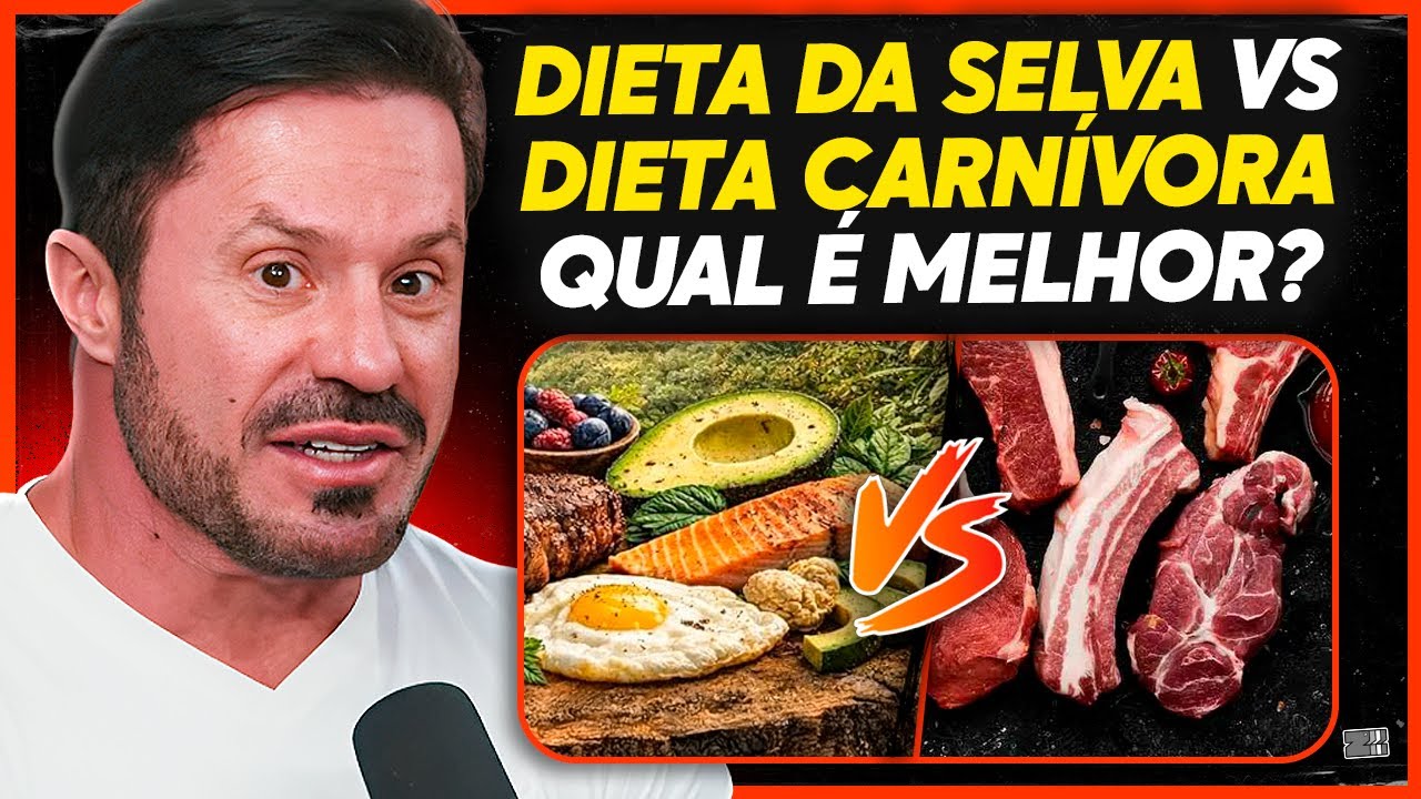 CARIANI explica a DIFERENÇA da DIETA DA SELVA e da DIETA CARNÍVORA