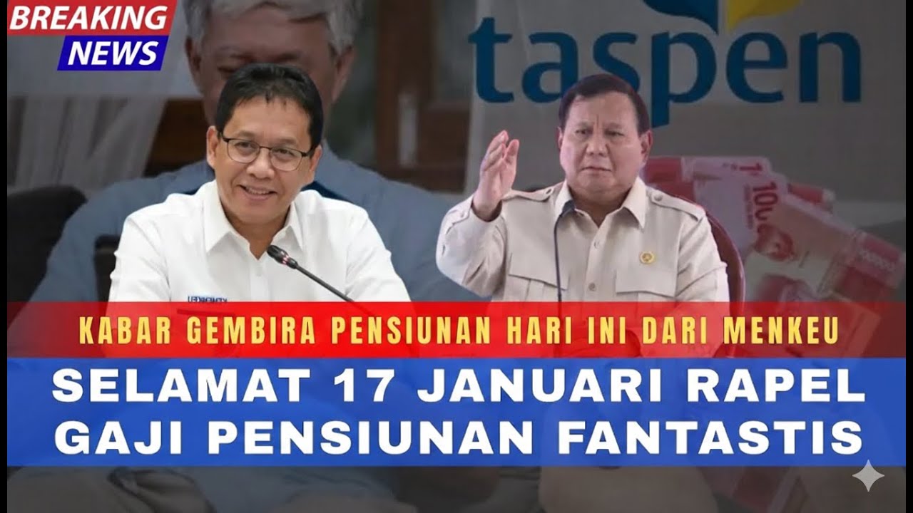 PT Taspen Pastikan Jadwal Pencairan Rapel Kenaikan Gaji Pensiunan Mulai Hari Ini
