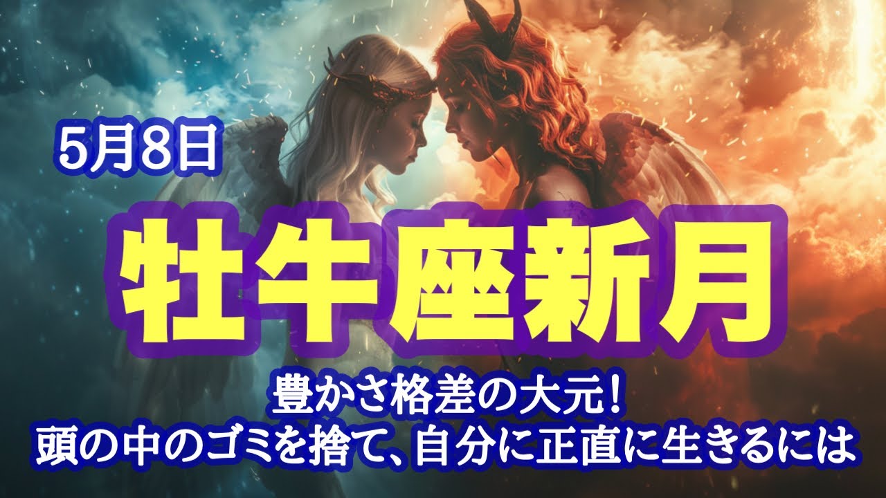 牡牛座新月♉︎ 頭の中のゴミを捨てて、自分に正直に生きる方法✨