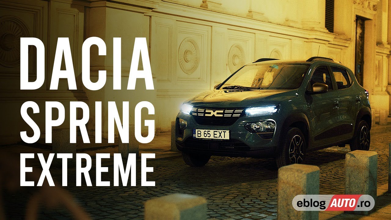 Dacia Spring Extreme - Dacia electrică cu 65 cai putere!