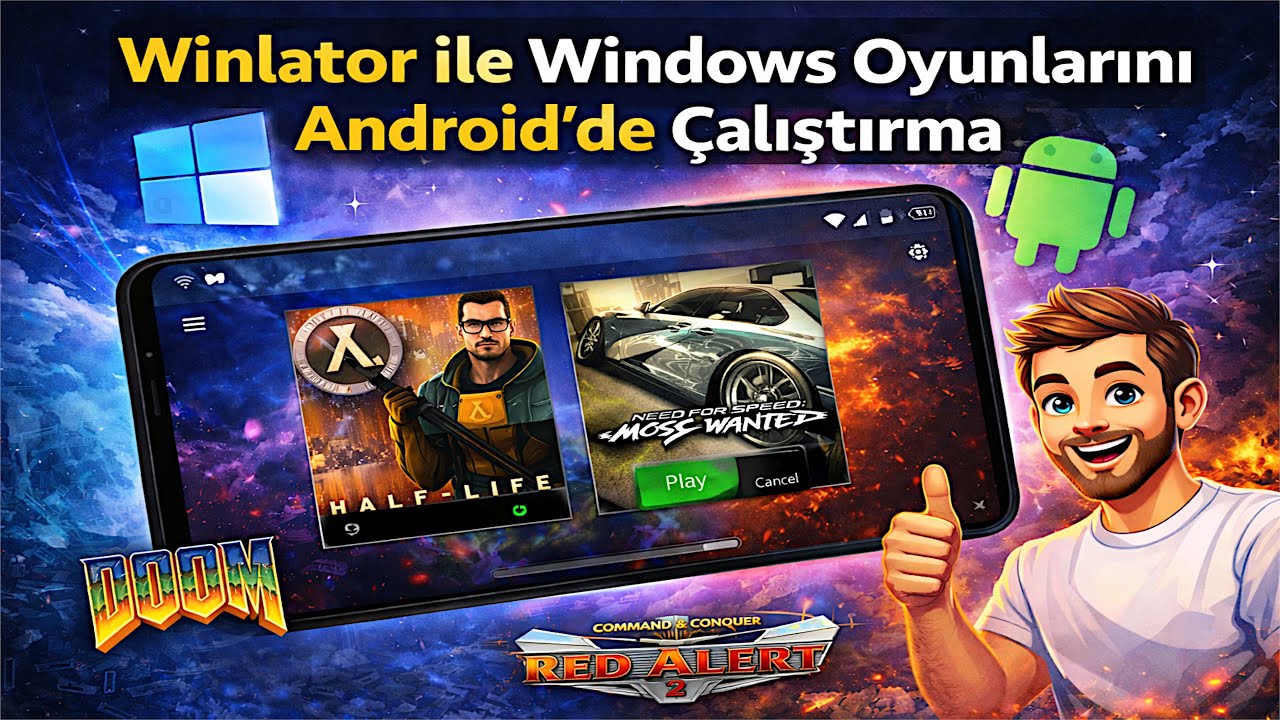Winlator ile windows oyunlarını android'de &ccedil;alıştırma rehberi