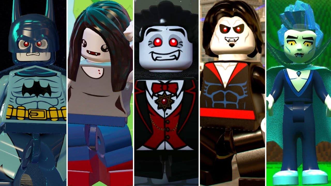 Все персонажи вампиров в видеоиграх LEGO (со всеми DLC)