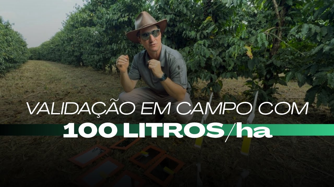 O SEGREDO para Máxima Eficiência na Pulverização. Será que deu certo com 100L/ha? Acompanhe!