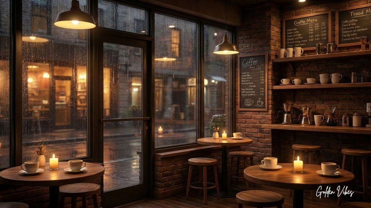(LIVE) Cozy Jazz Café ☕ | Smooth Background Jazz for Work & Study