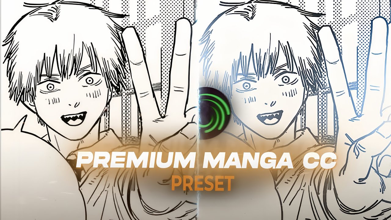 PREMIUM MANGA CC 🔥 || ALIGHT MOTION PRESET || ASD EDITS