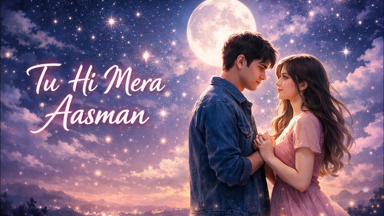 Tu Hi Mera Aasman 💖 | AI Generated Romantic Song | Love Vibes ✨