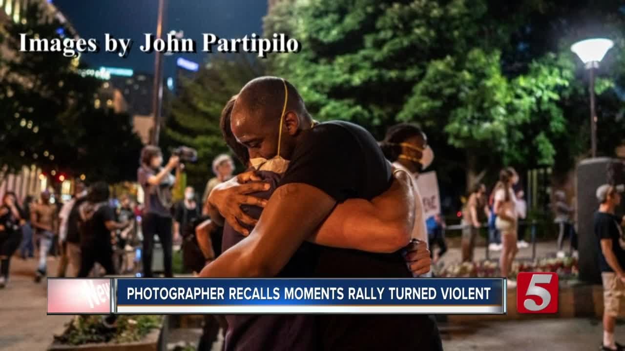 Freelance photographer captures images of riots