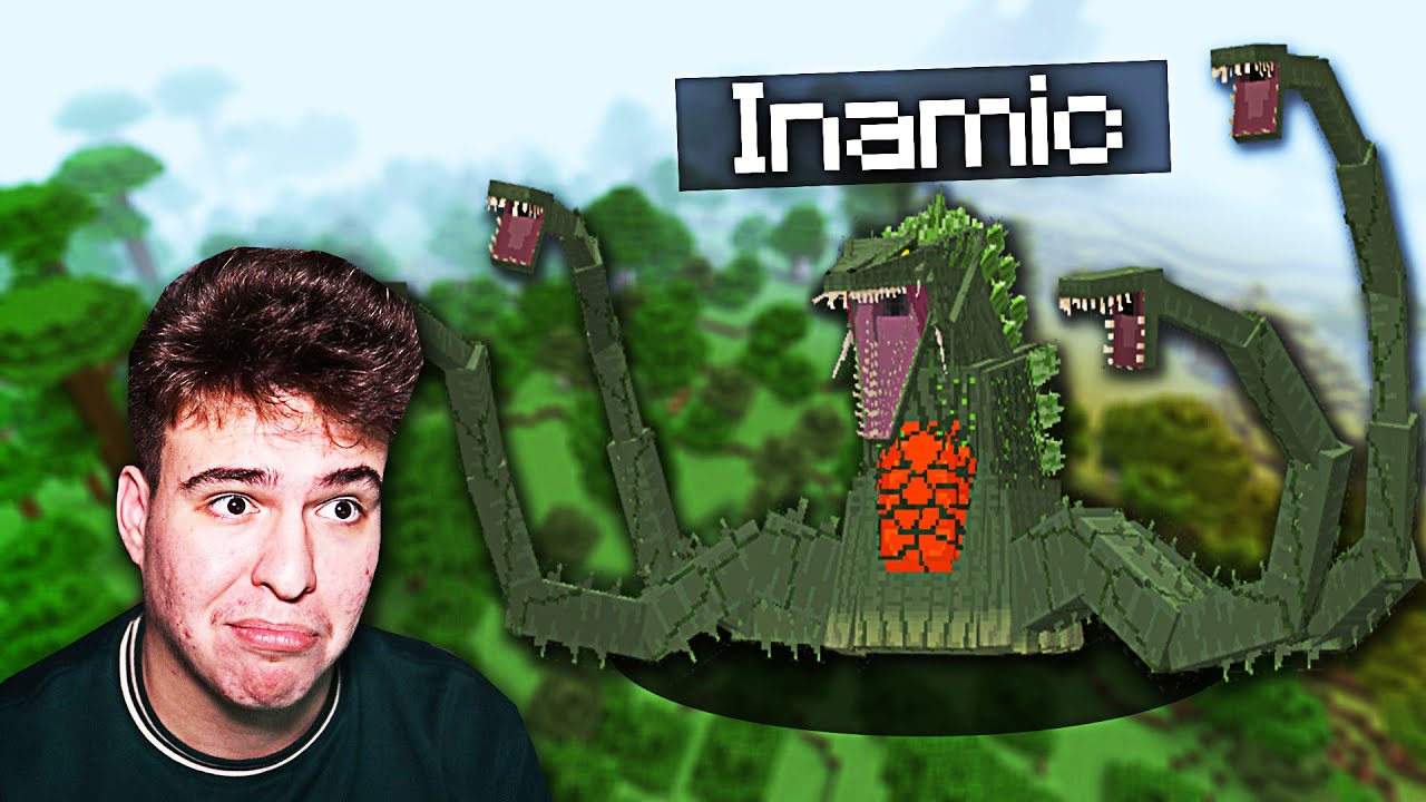MOD EXTREM: INAMICII LUI GODZILLA în MINECRAFT !! *GIGANTIC*