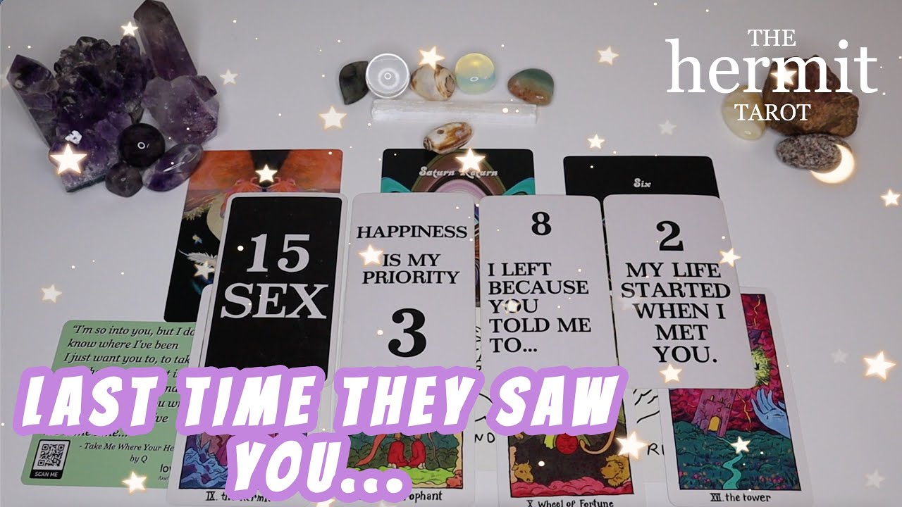 Their Thoughts & Feelings Last Time They Saw You 🥺⚘️ Pick A Group 🔮 Tarot Reading