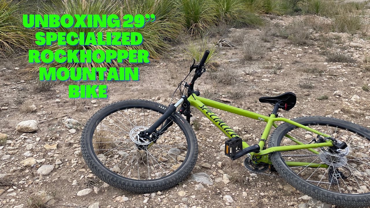 Unboxing 29” Specialized Rockhopper mountain bike | First mountain bike | Assembling the bike