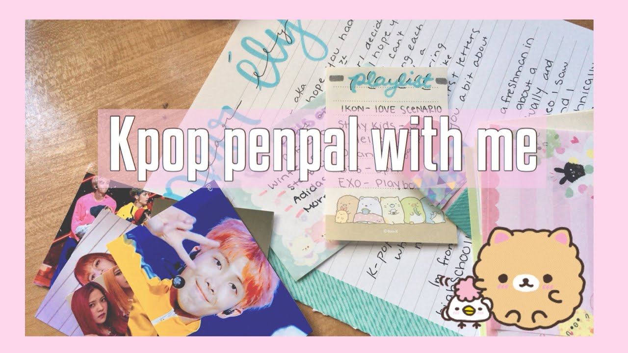 💌Kpop penpal with me #1