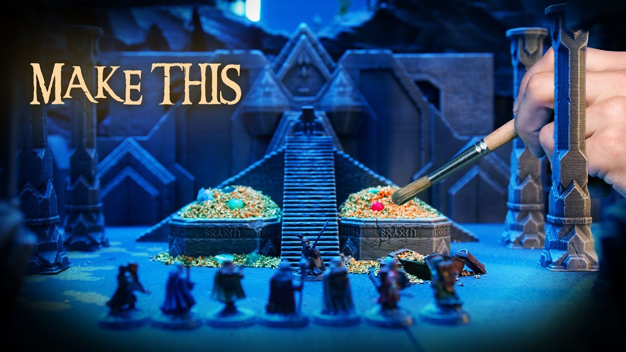 Challenge Accepted: Speed Painting a Dwarven Miniature Mine