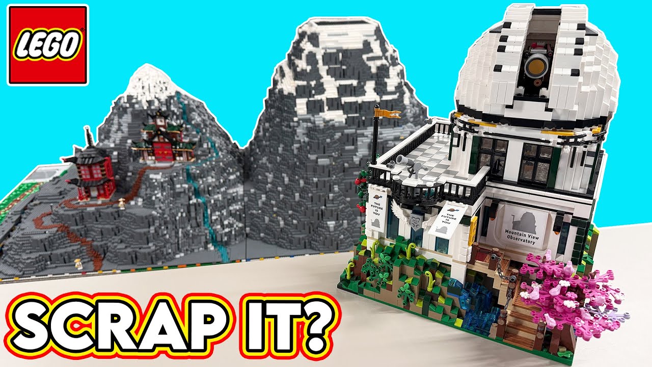 Утилизировать обсерваторию LEGO Mountain View?