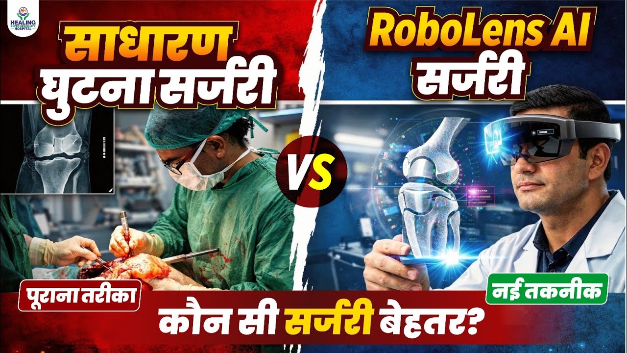Conventional Knee Surgery vs RoboLens FT3D Knee Surfacing Surgery | कौन बेहतर?