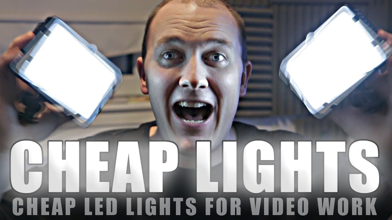 Cheap Lighting For Video | CN-160 LED Light For DSLR Video