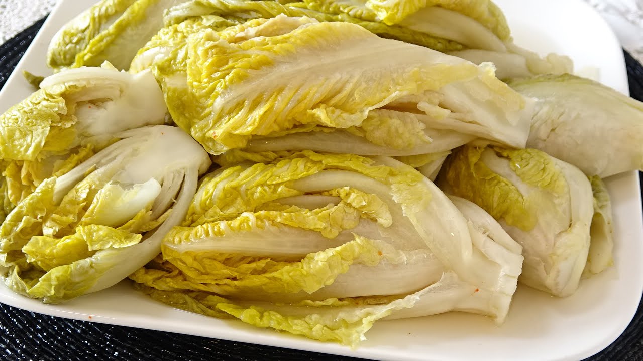 مخلل الخس🥬على طريقتي الخاصة بيقرش قرش وكتيييييير طيب😋