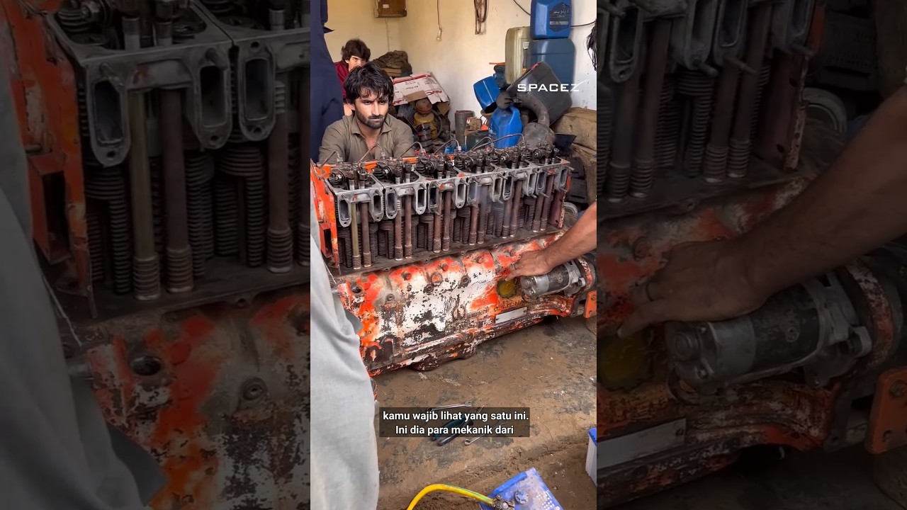 Skill Mekanik Pakistan Ini Bikin Bengkel Modern Minder! 