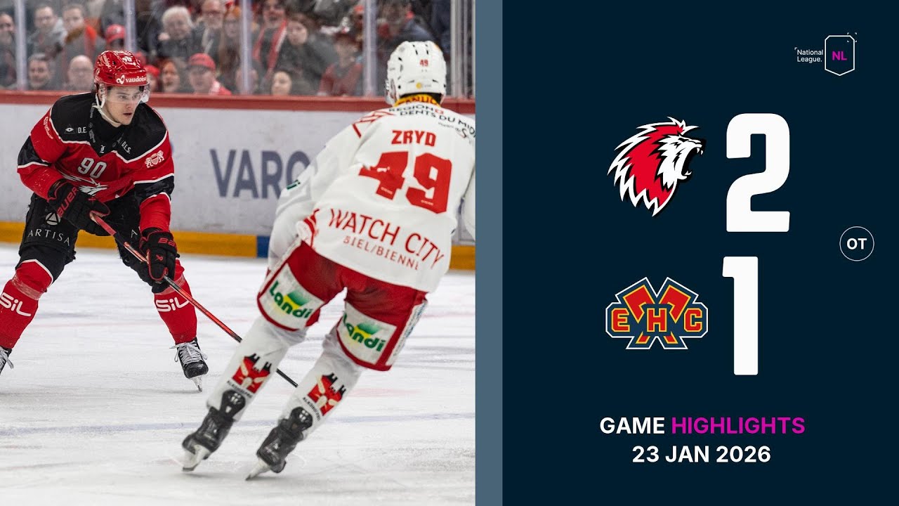 Lausanne HC vs. EHC Biel-Bienne - Game Highlights