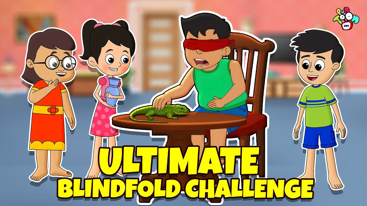 Ultimate Blindfold Challenge | Animated Stories | English Cartoon | Moral Stories | PunToon Kids