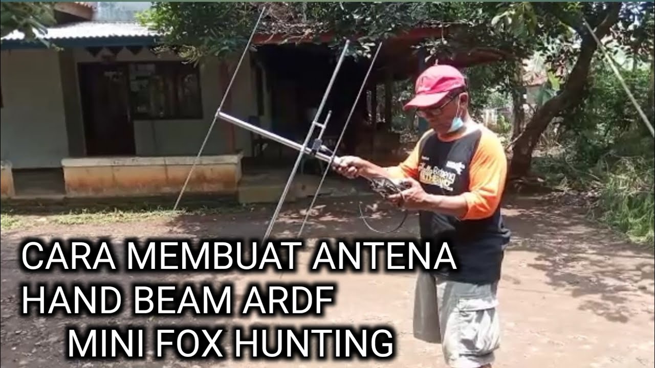 cara membuat antena hand beam ardf mini fox hunting