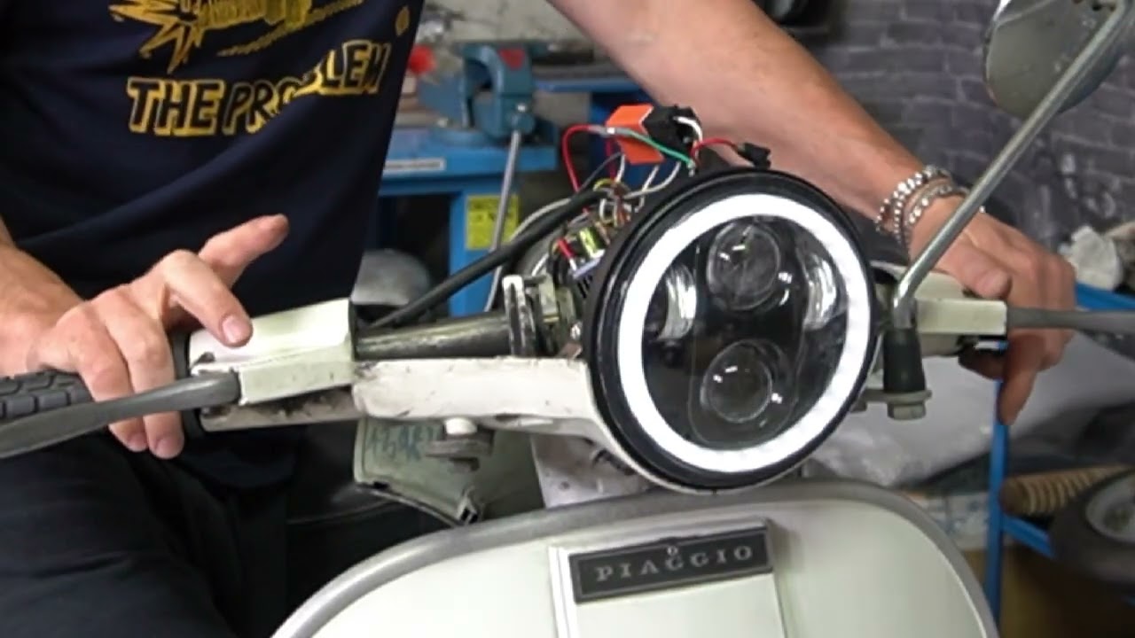 Come si monta un gruppo ottico a led per Vespa PX? Tutorial completo